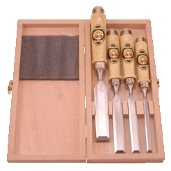 Special Promotion! Bevel Edge Chisel Set By Two Cherries