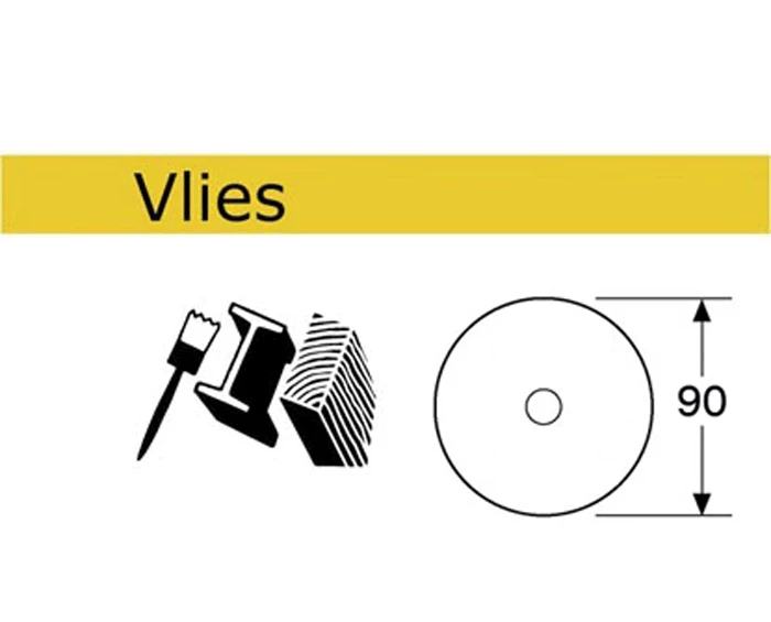Festool 90mm Diameter Vlies Sanding Disks 4 Festool 90mm Diameter Vlies Sanding Disks - Image 2