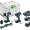 Festool Cordless Hammer Drill TPC 18/4 And Cordless Impact Screwdriver TID 18 Combo Kit (576996) -tools shop FS TIE A big