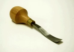 Bent Gouge Block Cutters By Ashley Iles No. 12