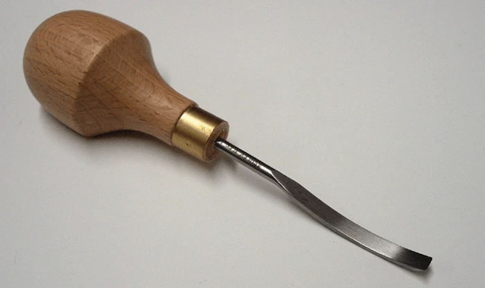 Bent Chisel Block Cutters By Ashley Iles No. 12x1 3 Bent Chisel Block Cutters By Ashley Iles No. 12x1