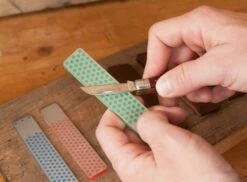 DMT 4-in. Machinist Diamond Whetstone With Leather Case -tools shop MS MDW D big