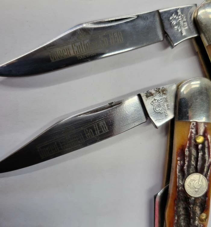 Classic Three Bladed Whittling Knife With D2 Blades By Queen Cutlery 6 Classic Three Bladed Whittling Knife With D2 Blades By Queen Cutlery - Image 4