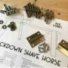 Pate Works Knockdown Shave Horse Hardware Kit 2 Pate Works Knockdown Shave Horse Hardware Kit -tools shop MS SHAVEHARD C big